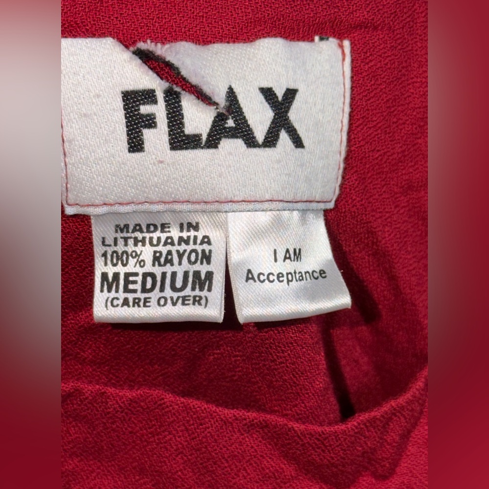 Flax Midi Rayon Dress - Picture 3 of 6